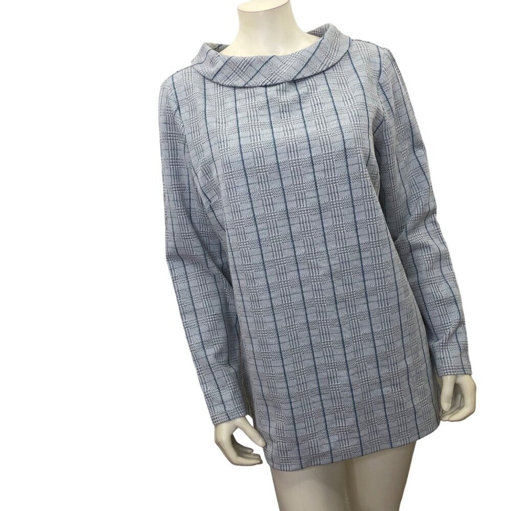 TALBOTS LONG SLEEVE collared TOP L‎ - Picture 5 of 6
